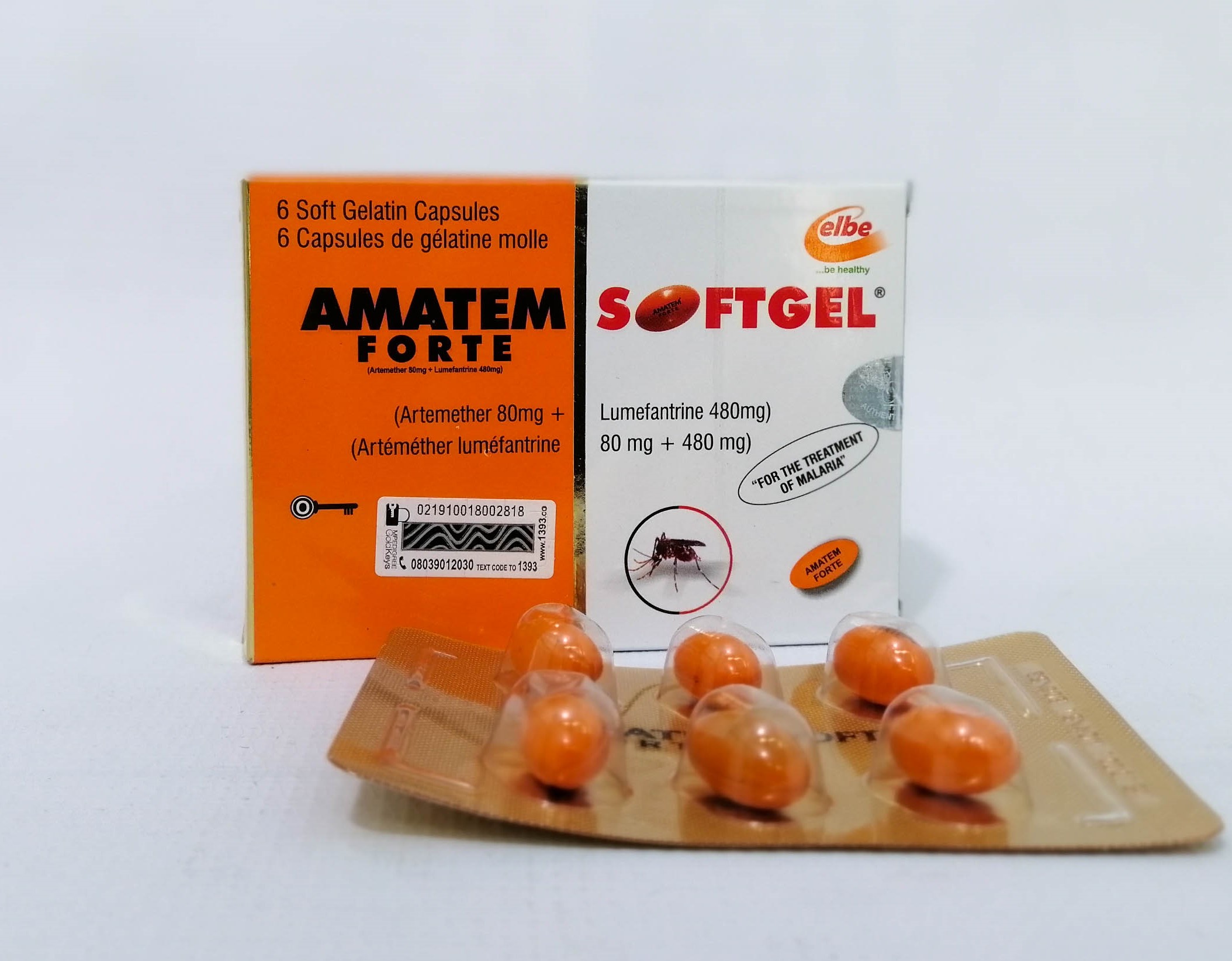 Amatem Softgel 80/480mg X 6
