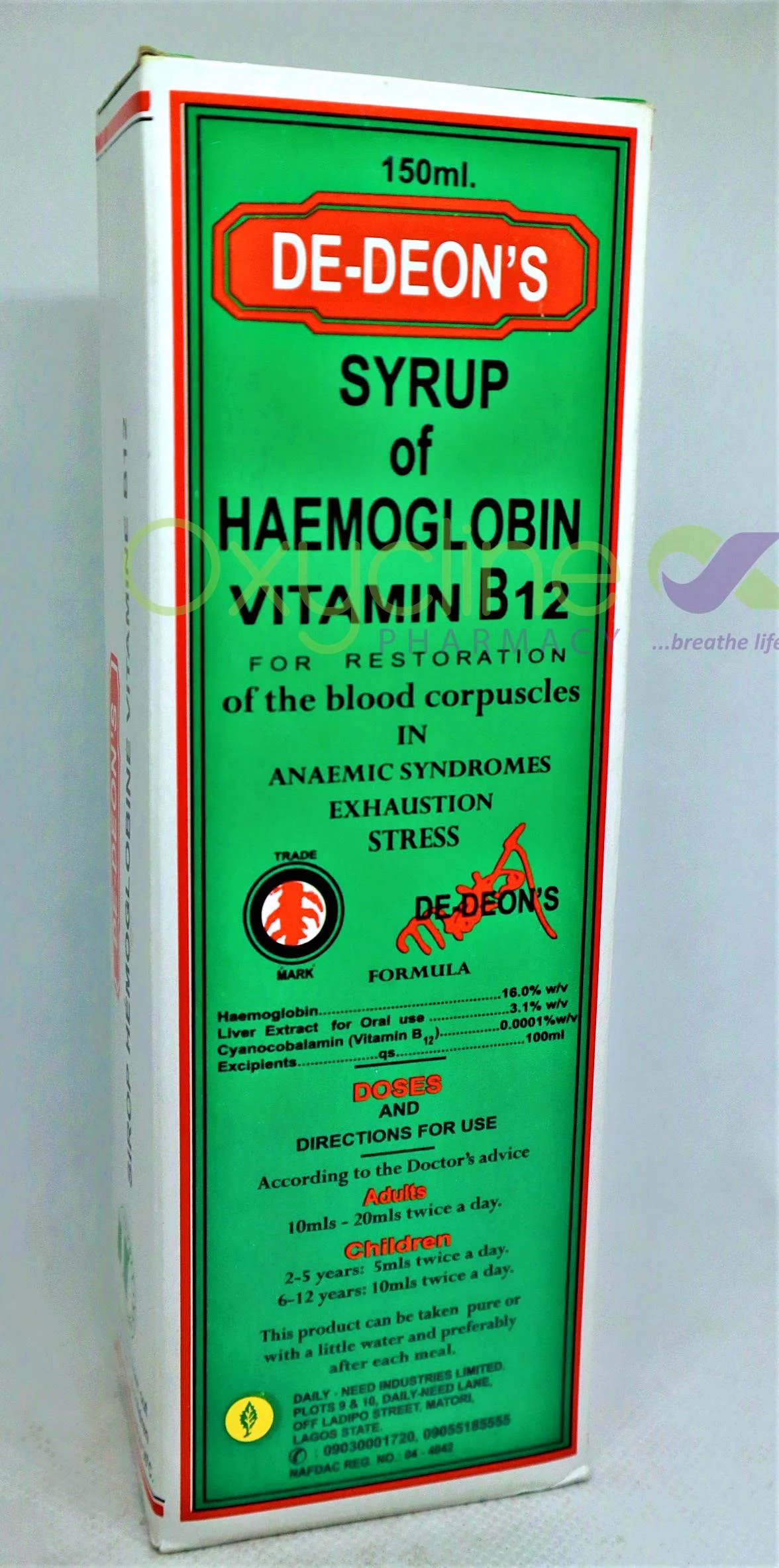 De-Deon's Syrup 150ml