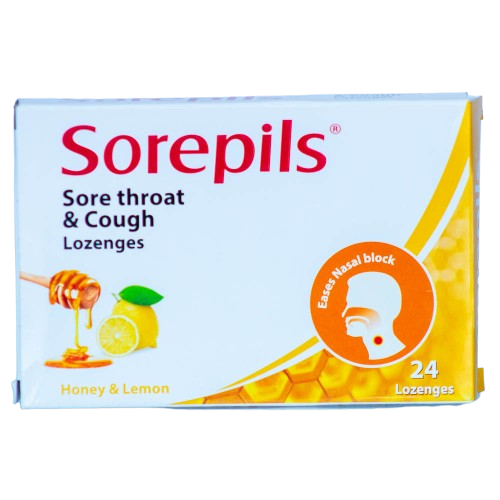 Sorepills Lonzenges (Honey & Lemon Flavour) x24