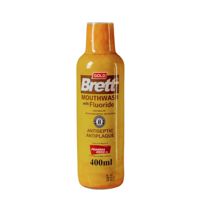 Brett Gold Mouthwash 400mL
