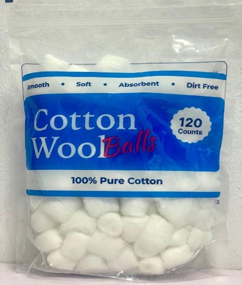 Dele Cotton Wool Balls X120