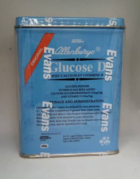 Glucose D Powder 400G Evans