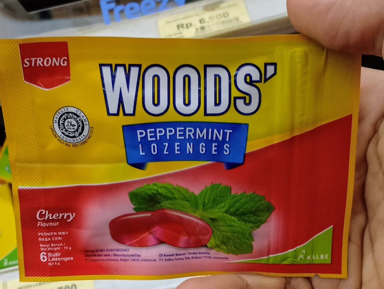 Woods' Peppermint Lozenges Cherry Flavour 