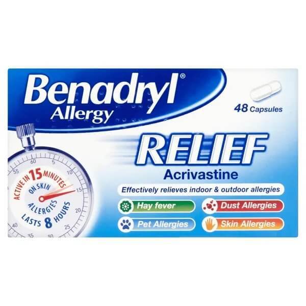 Benadryl Allergy Tablet X48