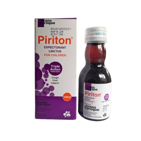 Piriton Expectorant for children Evans Baroque 100ml