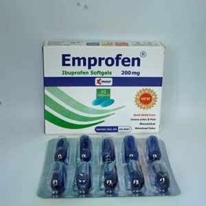 Emprofen 200mg (Ibuprofen) X 10 Tablets
