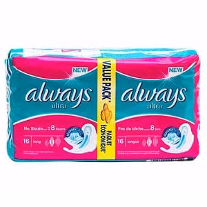 Always Ultra Thin Long Sanitary Pads