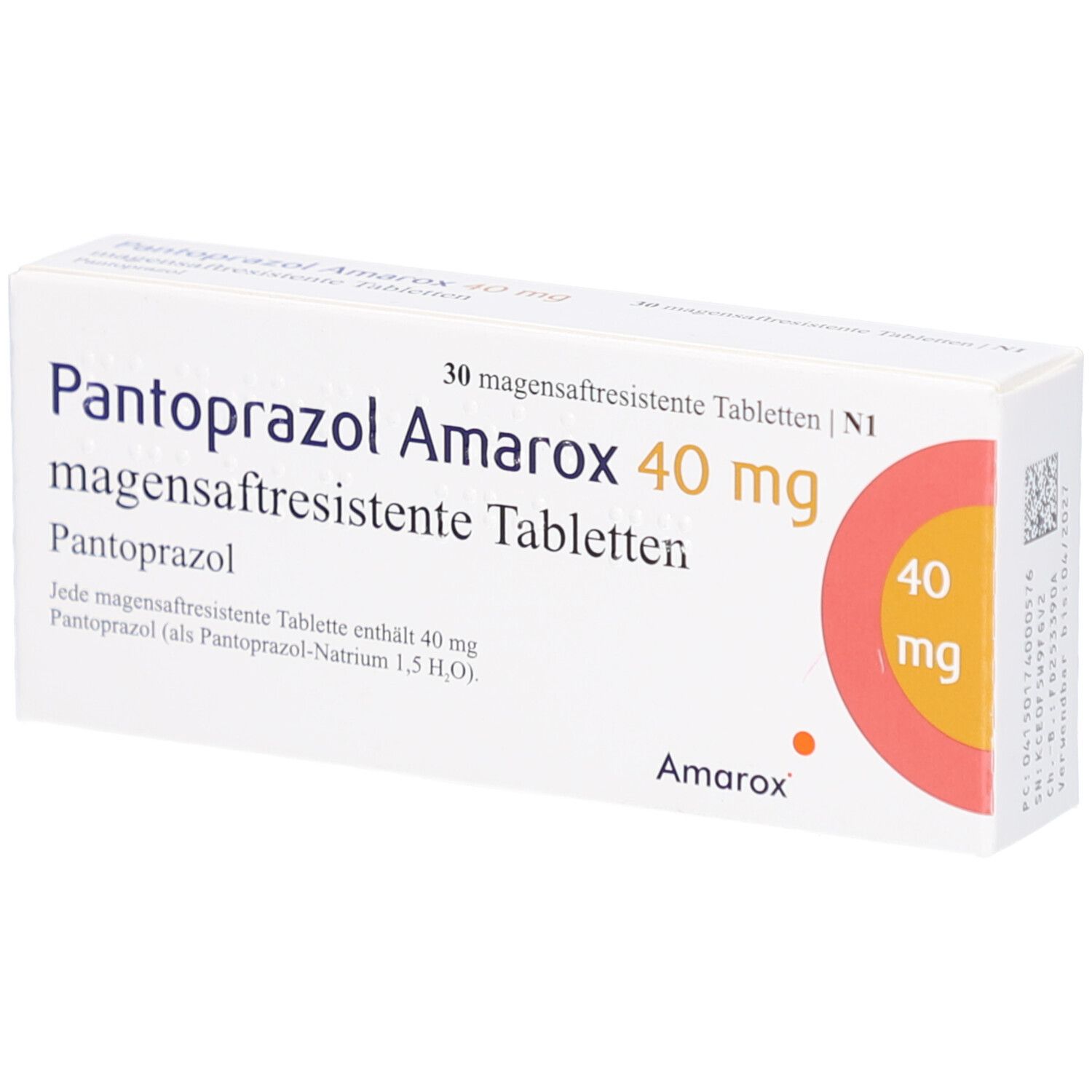 Amarox Pantoprazole 40mg