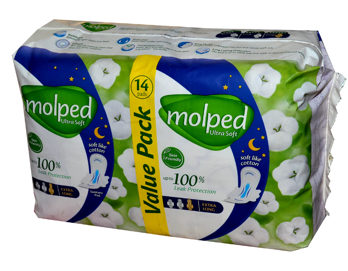 Molped Ultra Soft Value Pack Sanitary Pads x14