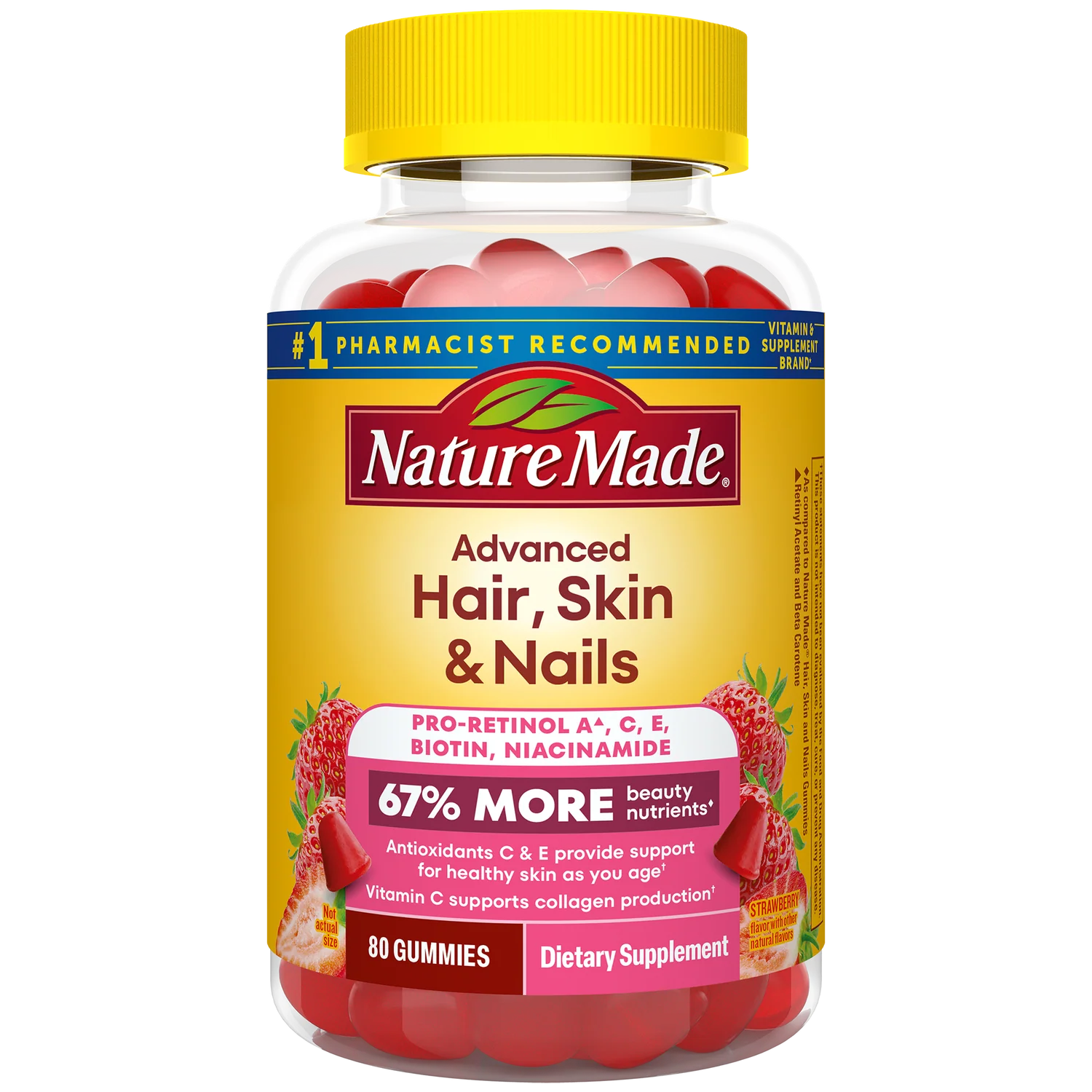 NATURE MADE GUMMIES HAIR, SKIN, NAILS X90