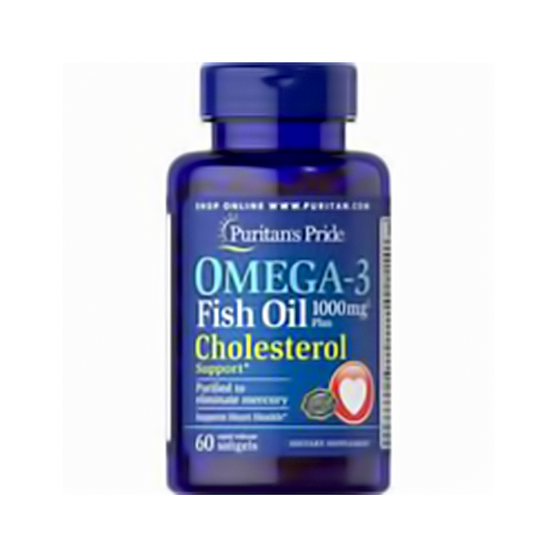 Puritan's Pride Omega-3 Fish Oil + Cholesterol Support