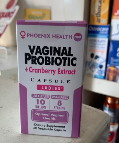 Phoenix health Vaginal Probiotic + Cranberry Extract X 60caps
