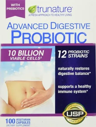 Trunature Advanced Digestive probiotics X100 capsules